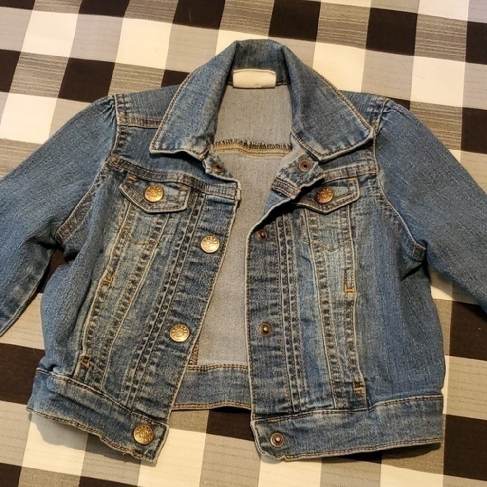 Layer 8 Girls Jean Jacket Size XS (4)